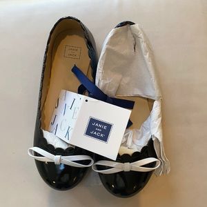 NEW Janie and Jack black dress shoes.